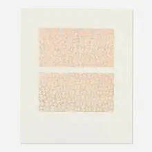 Anni Albers, Fox 1, 1972, photo offset lithograph in colors on BFK Rives