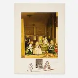 Velasquez - Les ménines (from the Changes in Great Masterpieces portfolio) by Salvador Dalí, 1974, lithograph in colors with remarque on Rives, sold Feb 2025