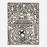 Keith Haring, Poster for Nuclear Disarmament (Central Park NY, June 12, 1982), 1982, offset lithograph on glazed paper