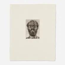 Chuck Close, Self-Portrait, 1992, aquatint