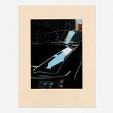 Richard Estes, Downtown, Near Broadway, 2001, woodcut in colors on Japan
