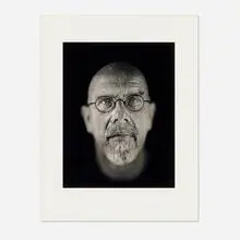 Chuck Close, Self-Portrait (for Parkett 60), 2000, digital inkjet print of a daguerreotype