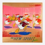 The New Spirit (Donald Duck) (from the Ads Series) by Andy Warhol, screenprint in colors on Leonex Museum Board, sold Feb 2025