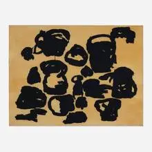 Philip Guston, August, 1965 (from the Four on Plexiglas portfolio), 1965, screenprint and varnish on Plexiglas mounted on paperboard