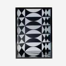 Julio Le Parc, Image virtuel par déplacement, 2016, acrylic, mirror, offset lithograph in colors
