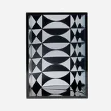Julio Le Parc, Image virtuel par déplacement, 2016, acrylic, mirror, offset lithograph in colors