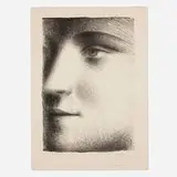 Visage de Marie-Thérèse by Pablo Picasso, 1928, lithograph on Japon, sold Feb 2025