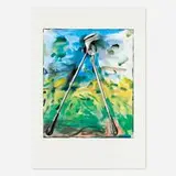 Jim Dine, The Astra Tool (from the Astra Suite), 1985, offset lithograph and lithograph in colors
