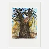 The New Year's Tree (from the Astra Suite) by Jim Dine, 1985, offset lithograph and lithograph in colors, sold Feb 2025