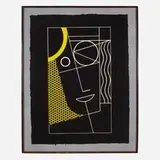 Roy Lichtenstein, Modern Head #2 (from the Modern Head series)