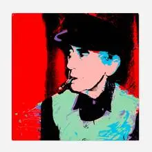Man Ray by Andy Warhol, 1974, screenprint in colors, sold Feb 2025