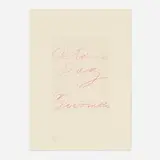 Cy Twombly, Untitled (from the Octavio Paz, Eight Poems, Cy Twombly, Ten Drawings portfolio), 1993, aquatint in colors