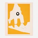 Robert Motherwell, Untitled (from the Ten Works by Ten Painters portfolio), 1964, screenprint in colors and collage on Mohawk Superfine