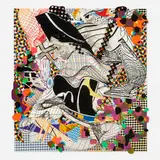 Frank Stella, The Pequod Meets the Jeroboam: Her Story (from the Moby Dick Deckle Edges series)