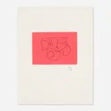 Robert Motherwell, Hades (from the Ulysses portfolio), 1988, etching in color on Johannot