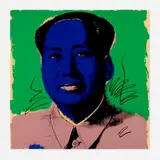 Mao by Andy Warhol, 1972, screenprint on paper, sold Feb 2025