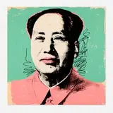 Mao by Andy Warhol, 1972, screenprint on paper, sold Feb 2025