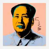 Mao by Andy Warhol, 1972, screenprint on paper, sold Feb 2025