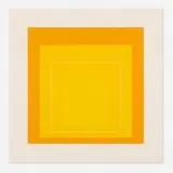 Josef Albers, WLS X (from the White Line Squares, Series II portfolio), 1966, lithograph in colors on Arches Cover