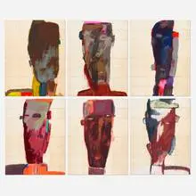 James Hd Brown, The Moroccan, 1993, screenprint in colors with etching and carborundum on handmade Aquari