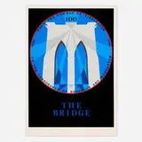 Robert Indiana, The Brooklyn Bridge (from the New York, New York portfolio), 1983, screenprint in colors on Arches