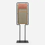 Giles Bettison, Panel No. 1 (from the Paddock series), c. 2000, fused murrine, painted steel