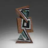 William Carlson, Untitled (from the Pragnanz series), 1995, granite, glass, steel wire