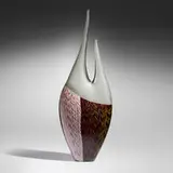 Davide Salvadore, Large vessel (from the Ancella series), c. 2005, hand-blown glass, partial battuto and inciso surface