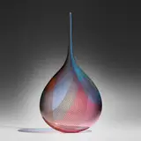 Cello by Lino Tagliapietra, 1996, hand-blown glass, sold Feb 2025