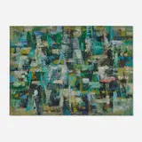 Peter W. Ostuni, Green Mansions, c. 1970, oil on canvas