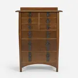 Rare chest of drawers, model 913 by Gustav Stickley, sold Dec 2022