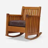 High-back cube rocker, model 409 by L. & J.G. Stickley, sold Dec 2022