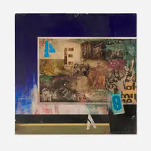 Ralph Arnold, Forgiving and Taking, mixed media collage