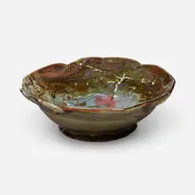 John Glick, Large bowl, glazed stoneware