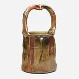 Ken Ferguson, Large basket, c. 1980, glazed stoneware