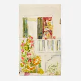 Annie Gooding Sykes, Our Back Porch, watercolor on paper