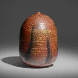 Untitled (with rattle) by Toshiko Takaezu, sold Dec 2022