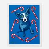 Sweet Like You by George Rodrigue, 2000, screenprint in colors, sold Aug 2021