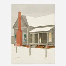 Velox Ward, The Home my Daddy Built (from America: The Third Century portfolio), 1975, collotype