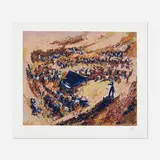 Mark King, Concerto, 1980, screenprint in colors
