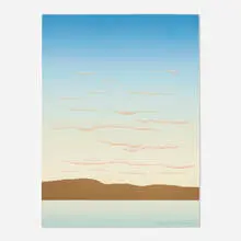 Robert Andrew Parker, Sunrise (from America: The Third Century portfolio), 1975, lithograph in colors