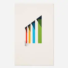 Betsey Bates, Completion, 1979, screenprint in colors on Arches