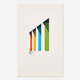 Betsey Bates, Completion, 1979, screenprint in colors on Arches