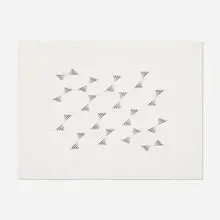 Tess Jaray, Panta Rhei (from the Encounter suite), 1971, etching on paper