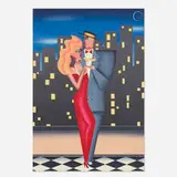 Robin Morris, City Lights, c. 1985, lithograph in colors