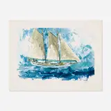 Wayland Moore, Untitled, c. 1980, screenprint in colors
