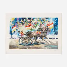Wayland Moore, Chariot, 1982, screenprint in colors