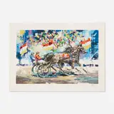 Wayland Moore, Chariot, 1982, screenprint in colors