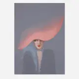 Victoria Montesinos, Visage from Past, c. 1985, lithograph in colors