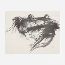 James Kearns, Untitled (Abstract Nudes), c. 1960, lithograph